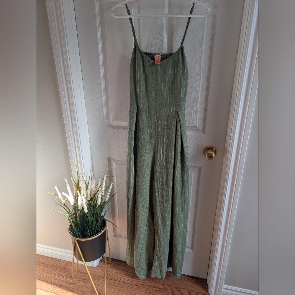 Flying Tomato Olive Green Jumpsuit